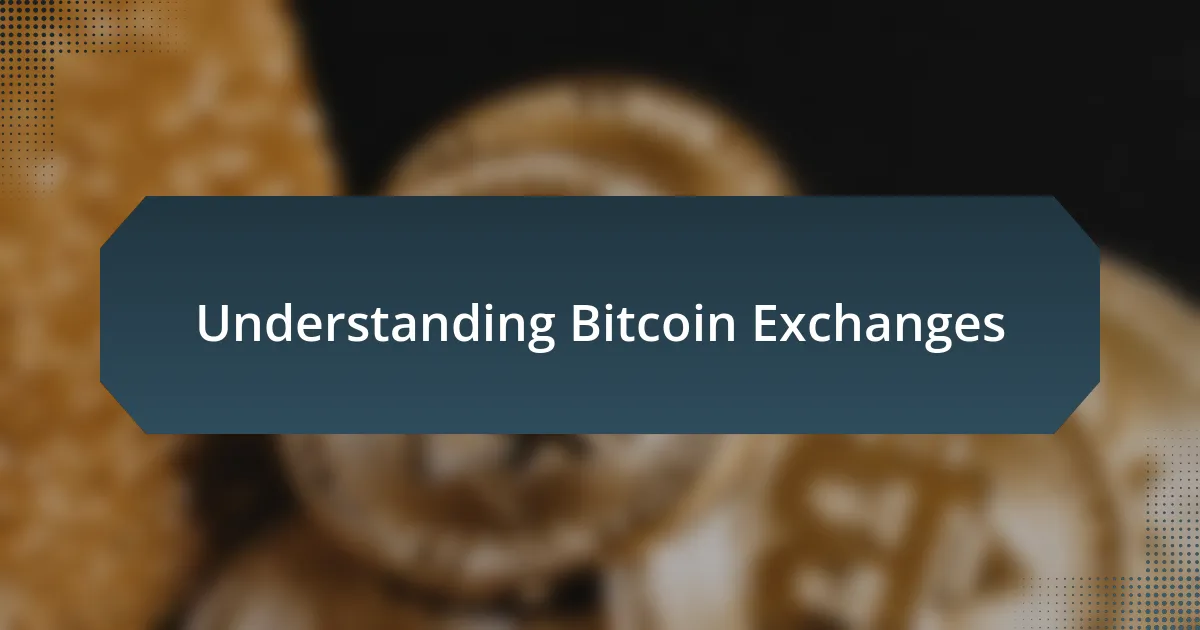 Understanding Bitcoin Exchanges